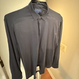 NWT British made Eton spread collar